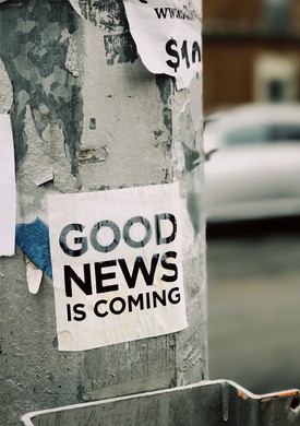 Hear the good news first