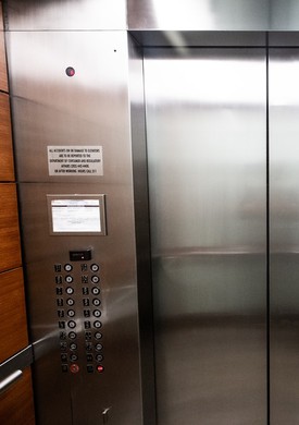 Taking the elevator
