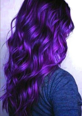 Dye your hair purple