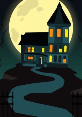 Spend the night in a hunted house