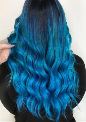Dye your hair blue