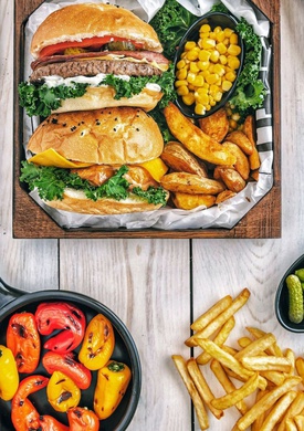 Eat only savory foods 🍕🍔🍟